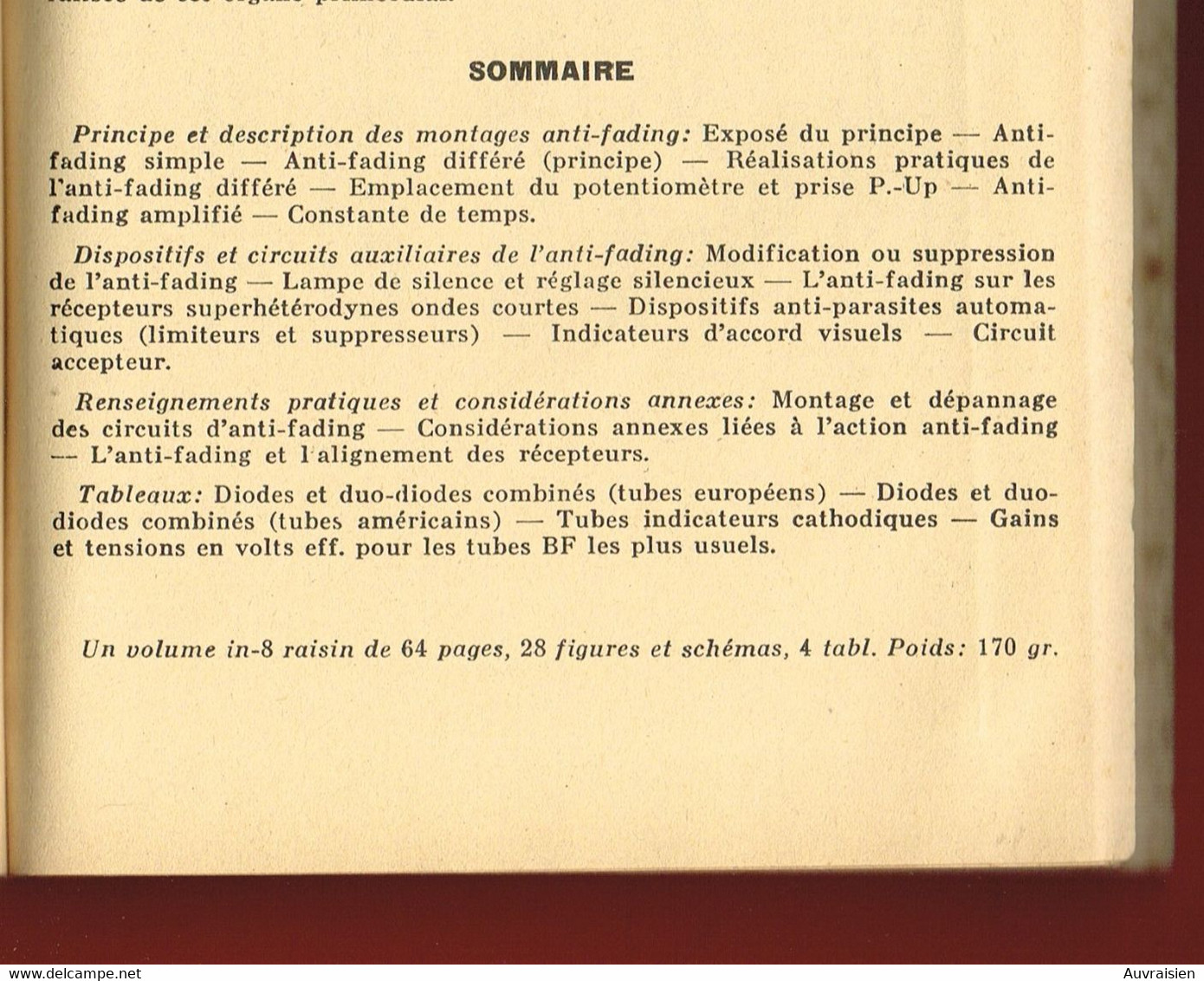 1 Plaquette  TSF Réception Moderne Ondes Courtes Manuel De Services N°9 Année ? - Literatur & Schaltpläne