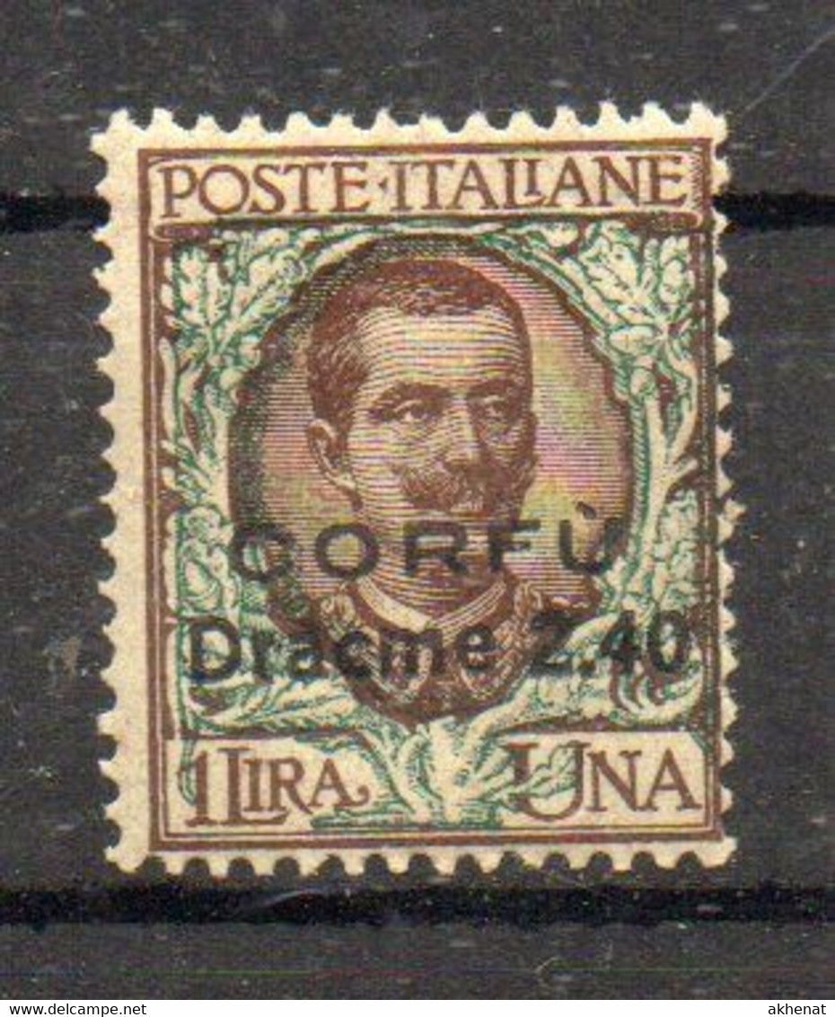Y2365 - CORFU' 1923 , 2.40 Su 1 Lira  N. 11  Gomma Integra *** MNH. - Corfu
