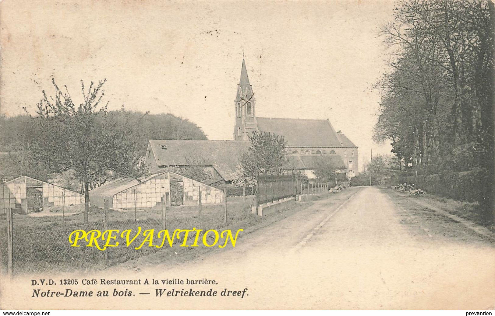 NOTRE DAME Au Bois - Welriekende Dreef - Carte Circulé En 1908 - Overijse