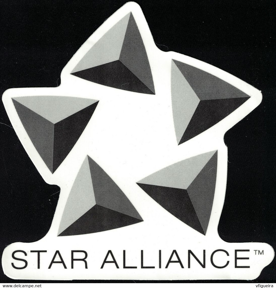 Autocollant Star Alliance De Compagnies Aériennes - Aufkleber