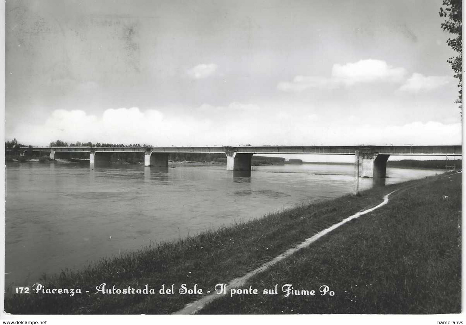 Piacenza - Autostrada Del Sole - Il Ponte Sul Fiume Po - H7950 - Piacenza