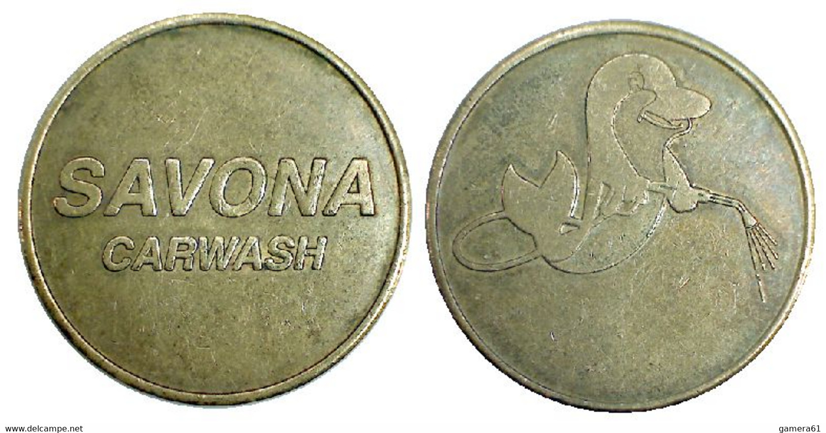 02131 GETTONE TOKEN JETON AUTOLAVAGGIO CAR WASH LIGURIA SAVONA CAR WASH - Other & Unclassified