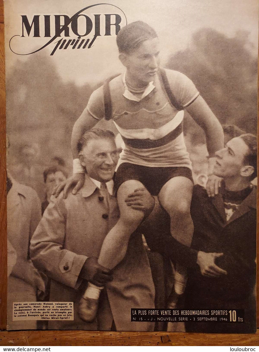 MIROIR SPRINT 03/1946 N°15 CYCLISME FOOTBALL NATATION - 1900 - 1949