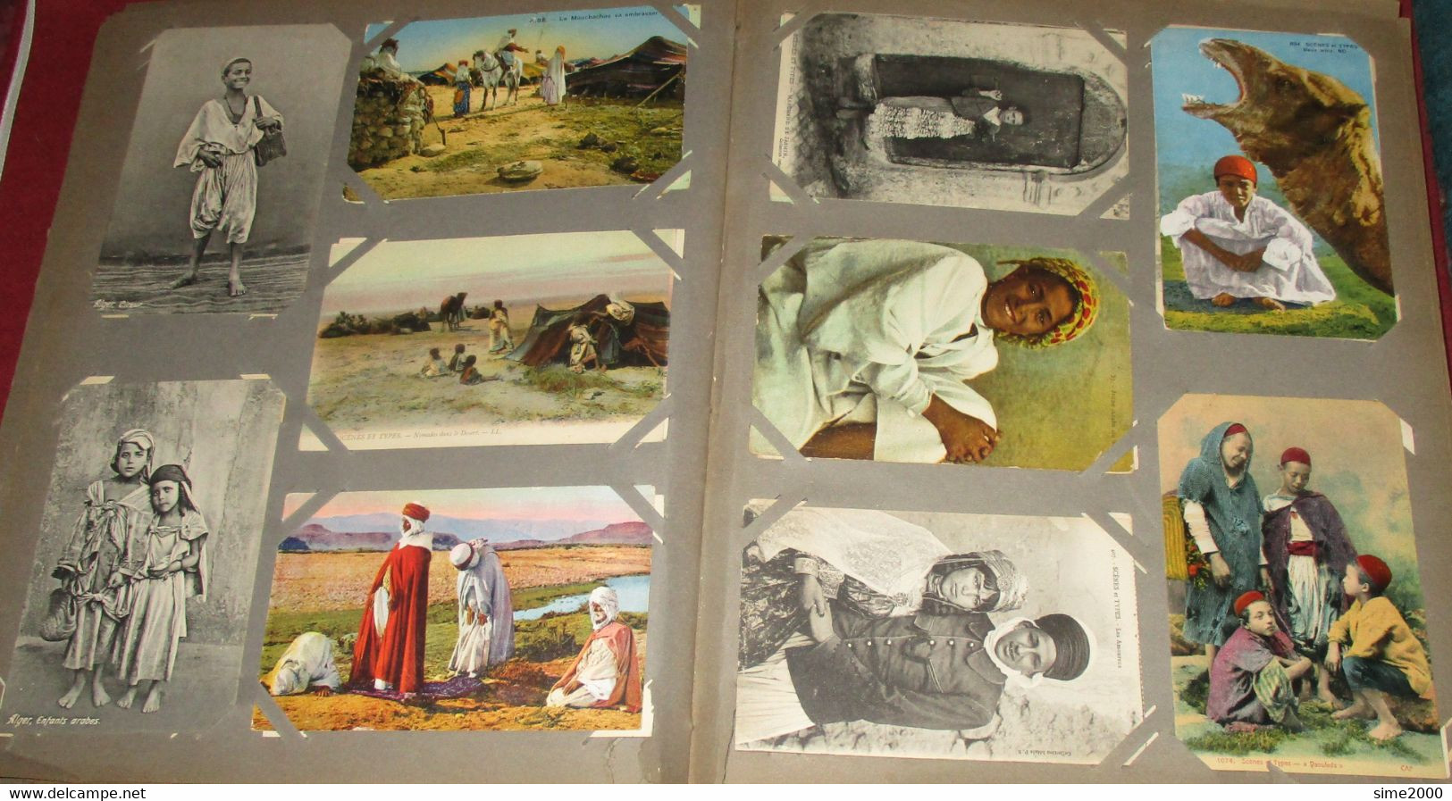 ALBUM 450 CPA Afrique du Nord – Maroc, Algérie, Tunisie – Scènes types - Métiers