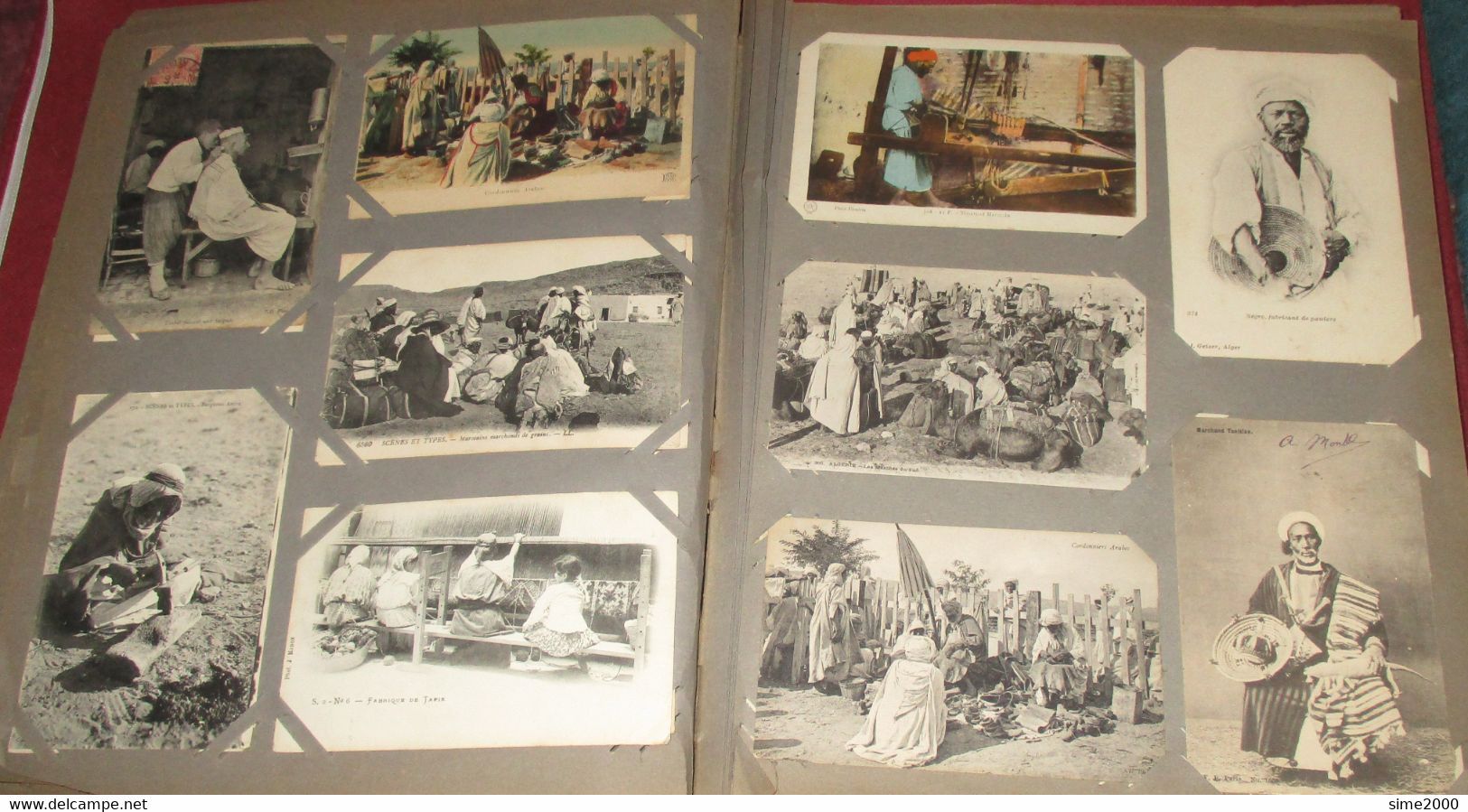 ALBUM 450 CPA Afrique du Nord – Maroc, Algérie, Tunisie – Scènes types - Métiers