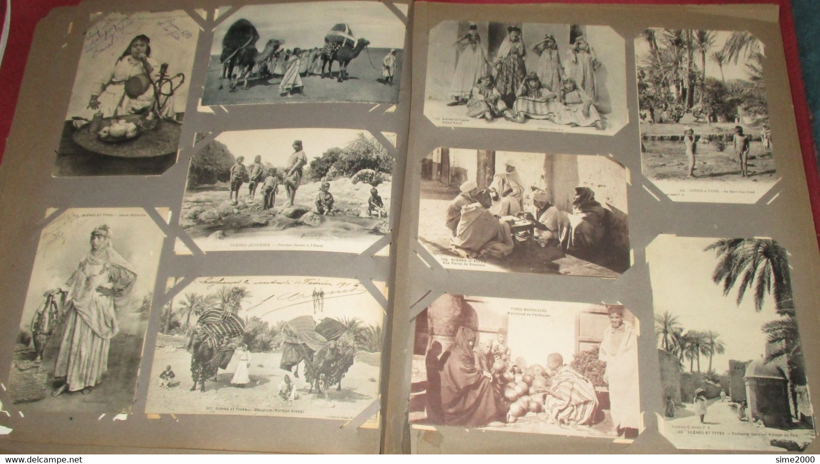 ALBUM 450 CPA Afrique du Nord – Maroc, Algérie, Tunisie – Scènes types - Métiers