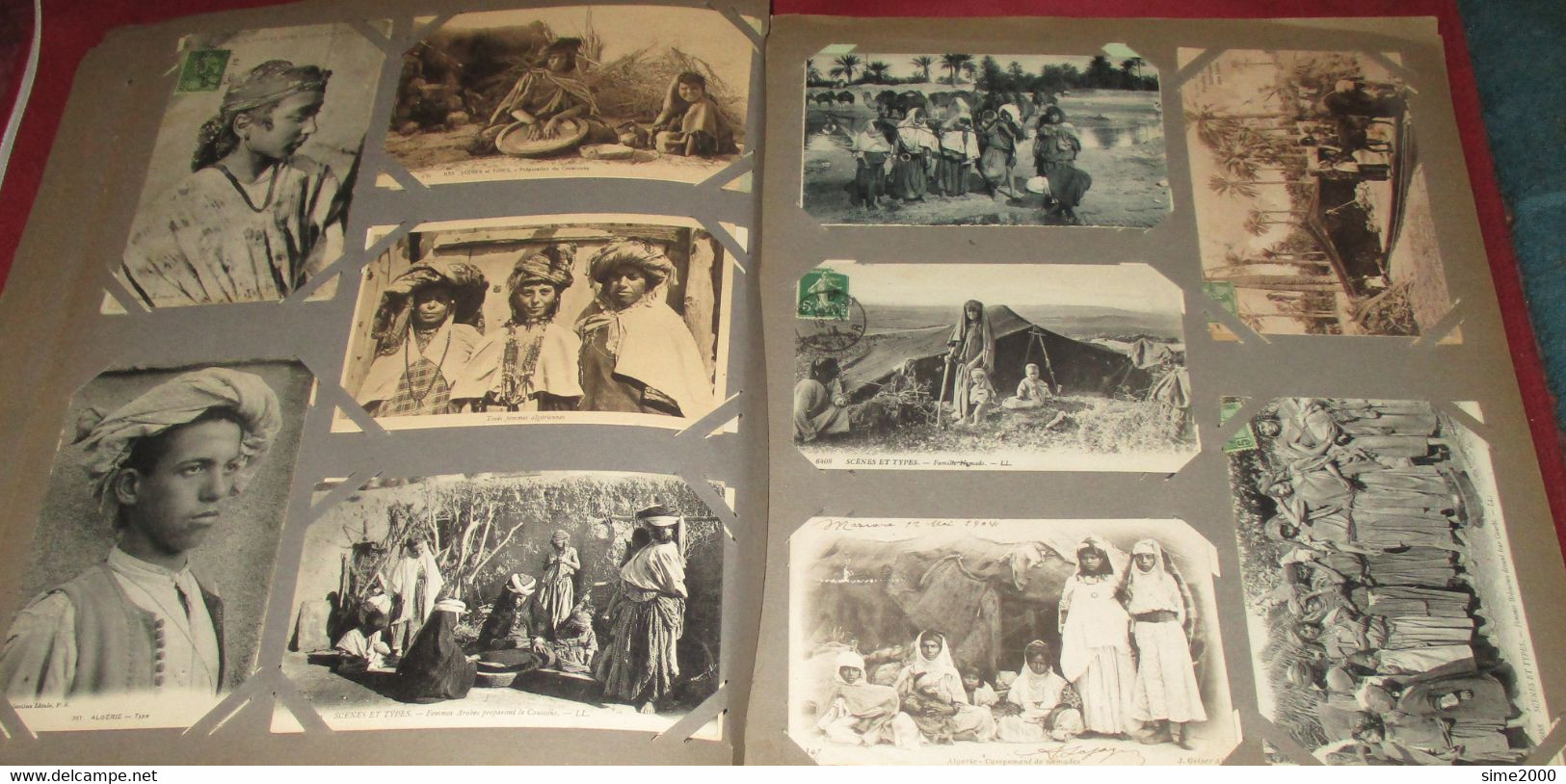 ALBUM 450 CPA Afrique du Nord – Maroc, Algérie, Tunisie – Scènes types - Métiers