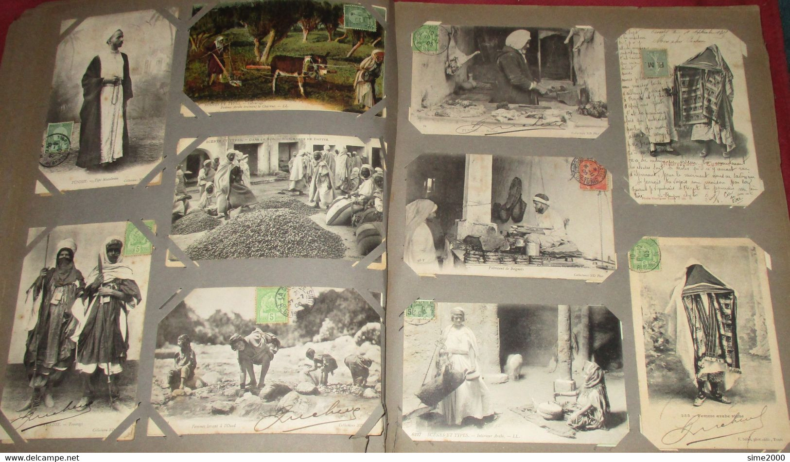 ALBUM 450 CPA Afrique du Nord – Maroc, Algérie, Tunisie – Scènes types - Métiers