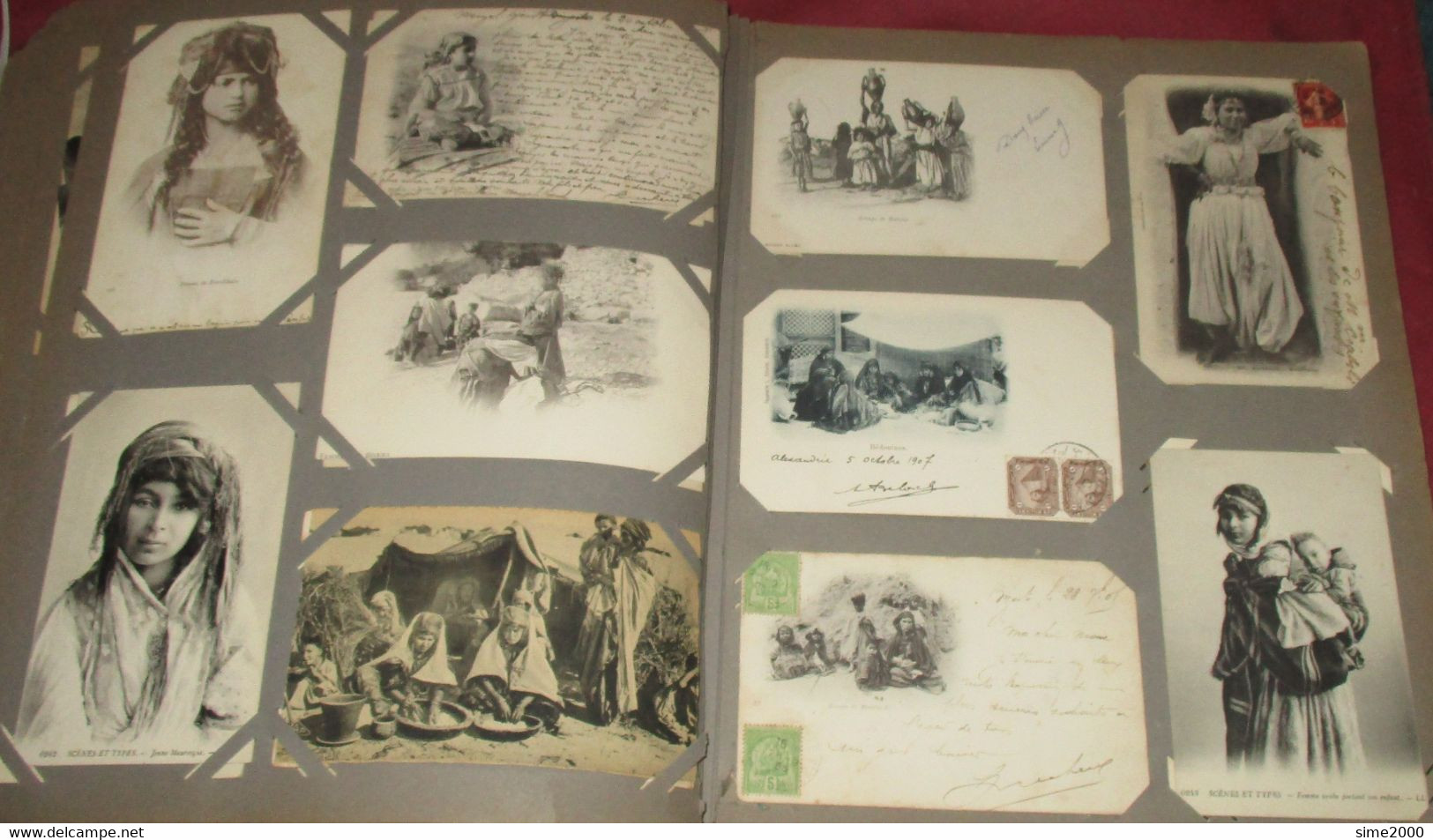 ALBUM 450 CPA Afrique du Nord – Maroc, Algérie, Tunisie – Scènes types - Métiers