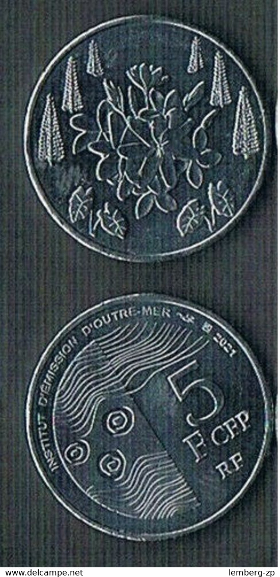 French Pacific / Tahiti - 5 Francs 2021 UNC Lemberg-ZP - Tahití