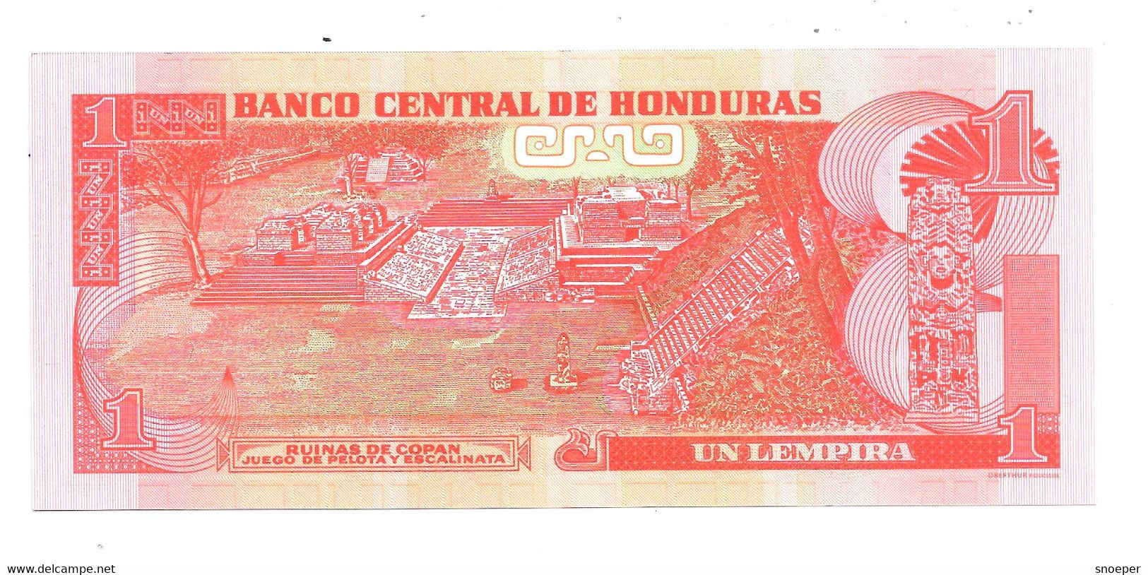 *honduras 1 Lempira 2014   96 Unc - Honduras