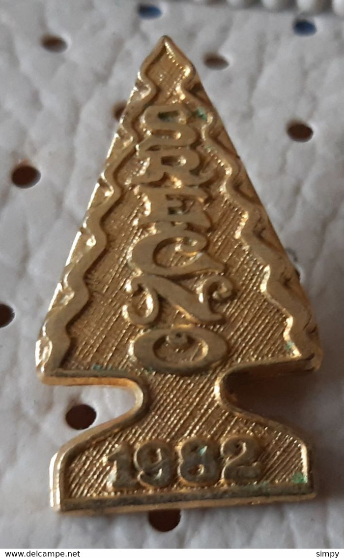 Happy New Year 1982  Slovenia Ex Yugoslavia Pin - Noël