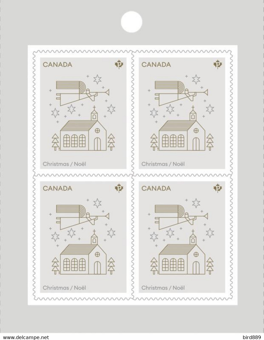 2021 Canada Angel Full Pane From Booklet MNH - Booklets Pages