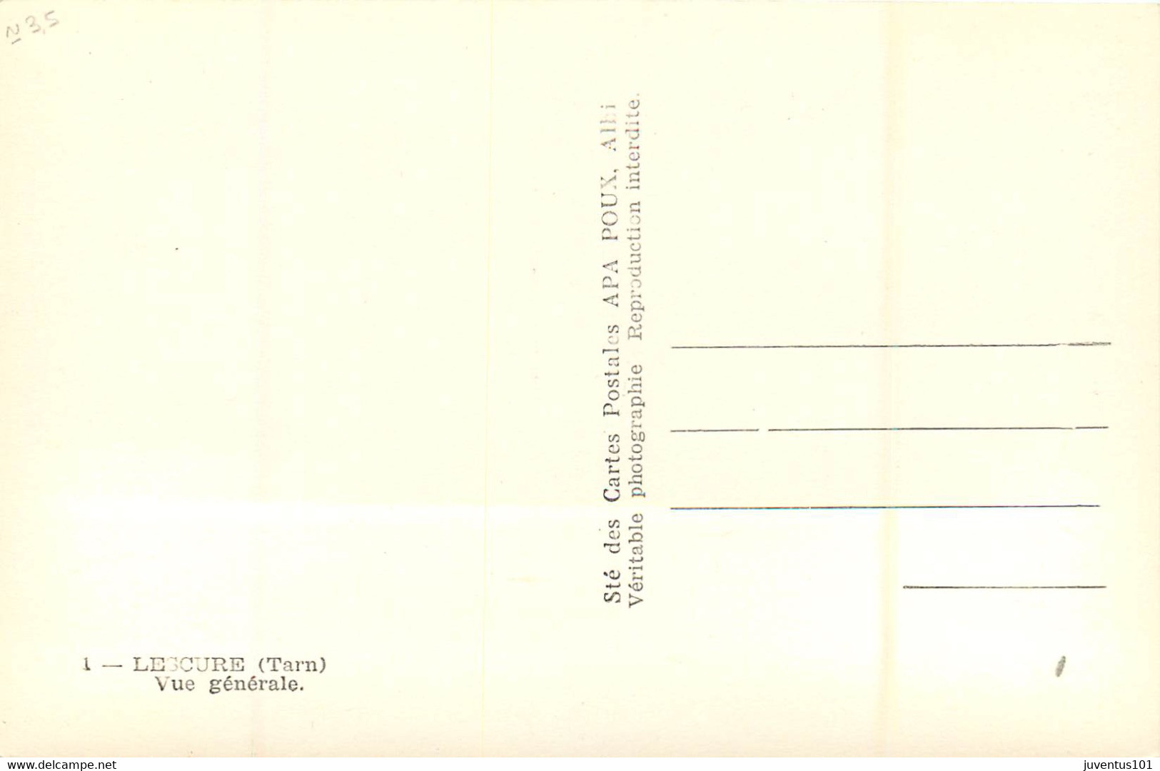 CPSM Lescure-Vue Générale      L1012 - Lescure