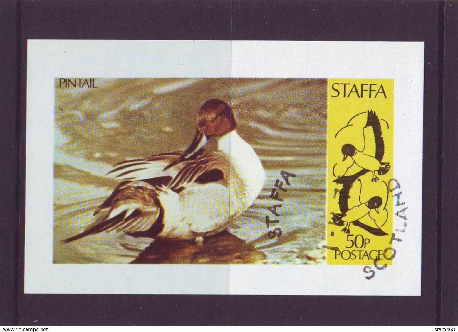 Staffa Scotland Local Issue Birds Pintail 1973 Used Gestempeld - Local Issues