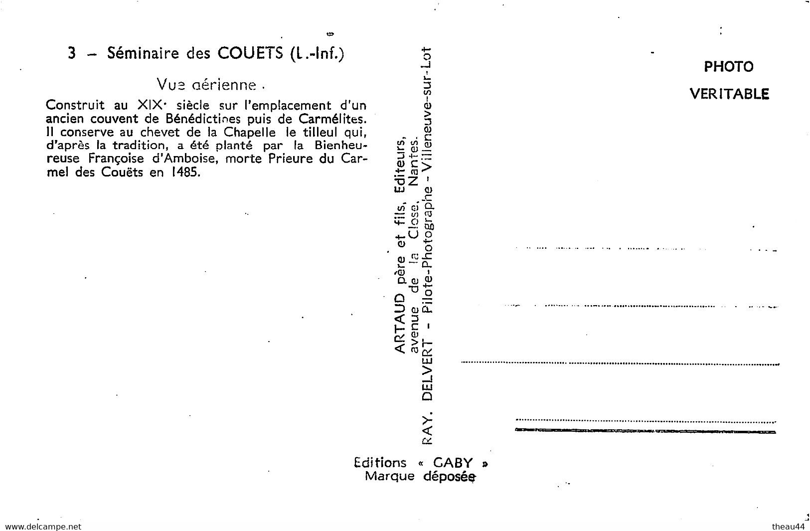 ¤¤  -   BOUGUENAIS  -  LES COUETS   -  Le Séminaire    -   ¤¤ - Bouguenais