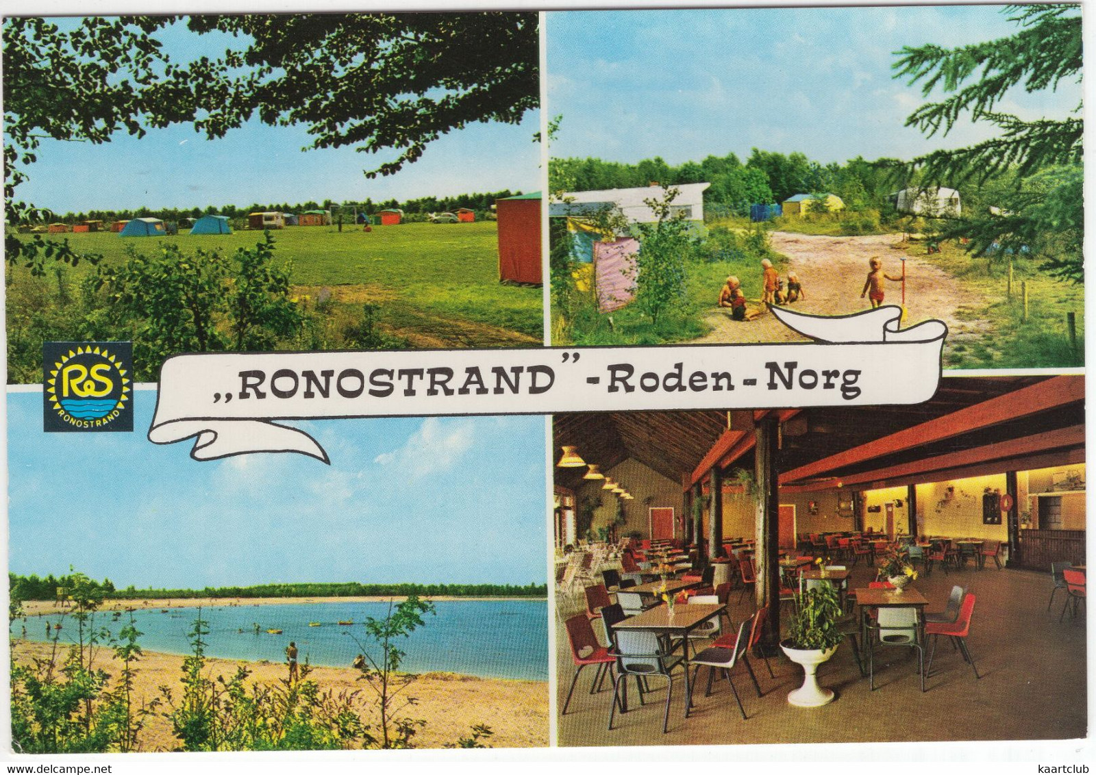 'RONOSTRAND' - Roden - Een, Gem. Norg: 35 Ha. Water, Strand, Zonneweide En Camping - Amerika 12 - (Drenthe, Nederland) - Norg