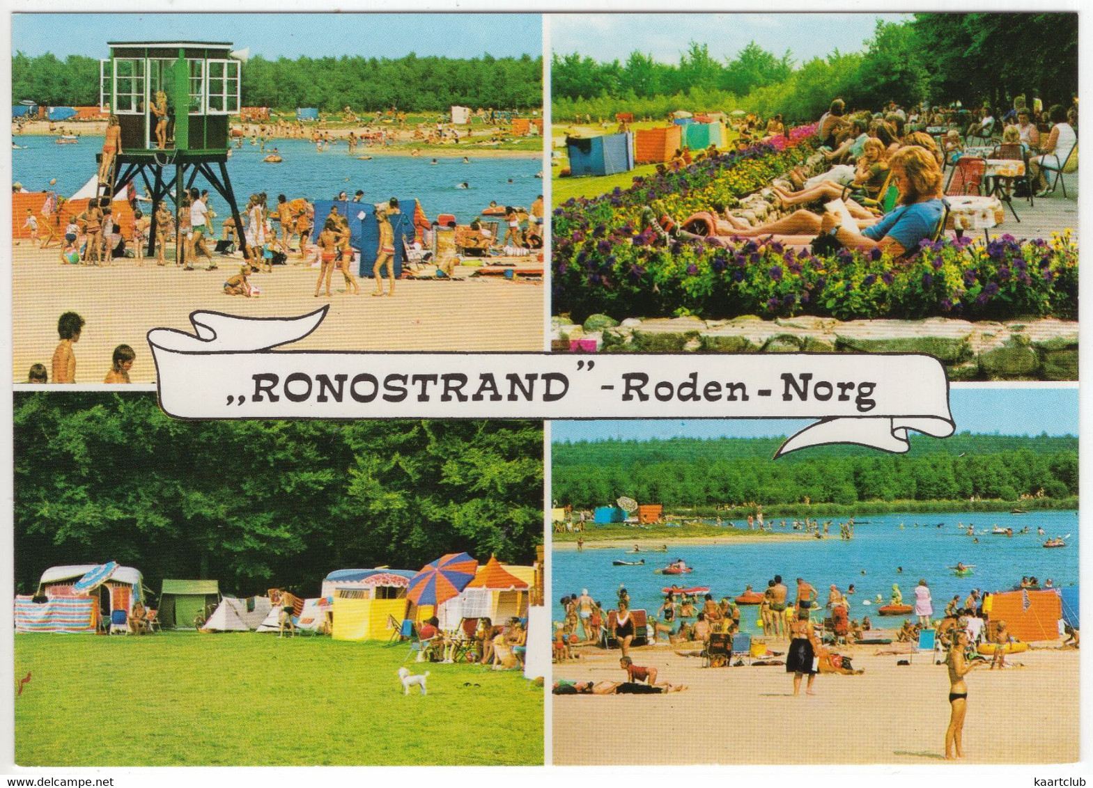 'RONOSTRAND' - Roden - Een, Gem. Norg: 35 Ha. Water, Strand, Zonneweide En Camping - Amerika 12 - (Drenthe, Nederland) - Norg