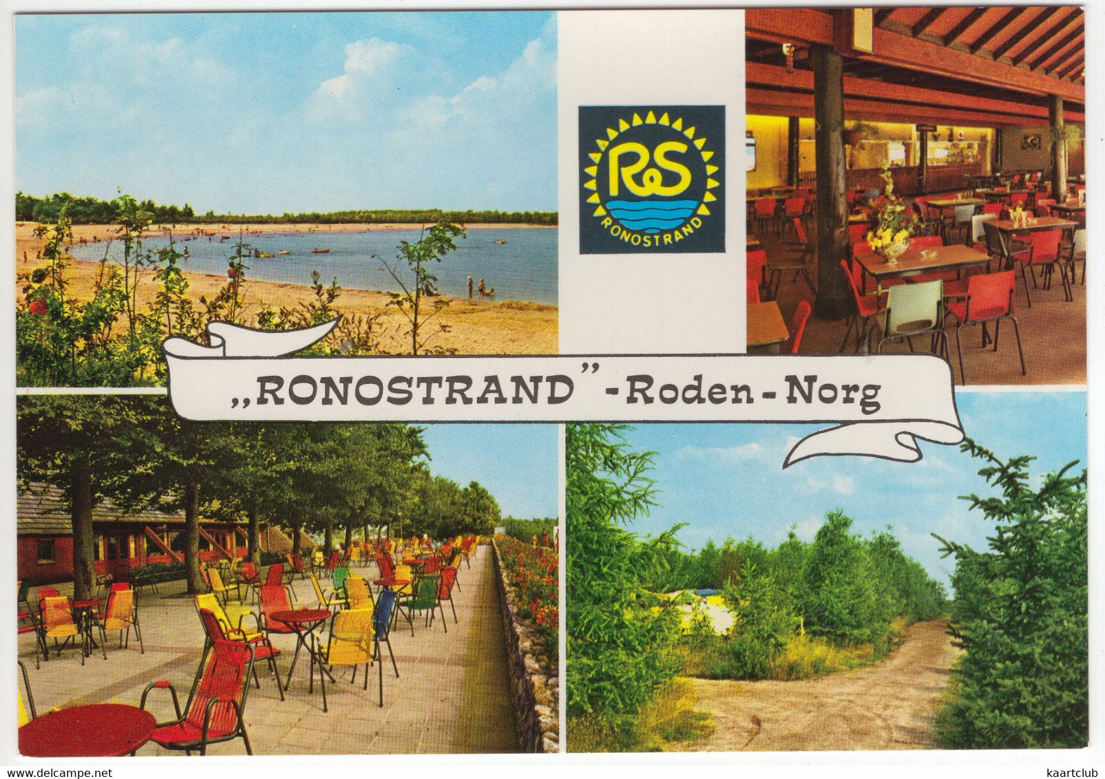 'RONOSTRAND' - Roden - Een, Gem. Norg: 35 Ha. Water, Strand, Zonneweide En Camping - Amerika 12 - (Drenthe, Nederland) - Norg