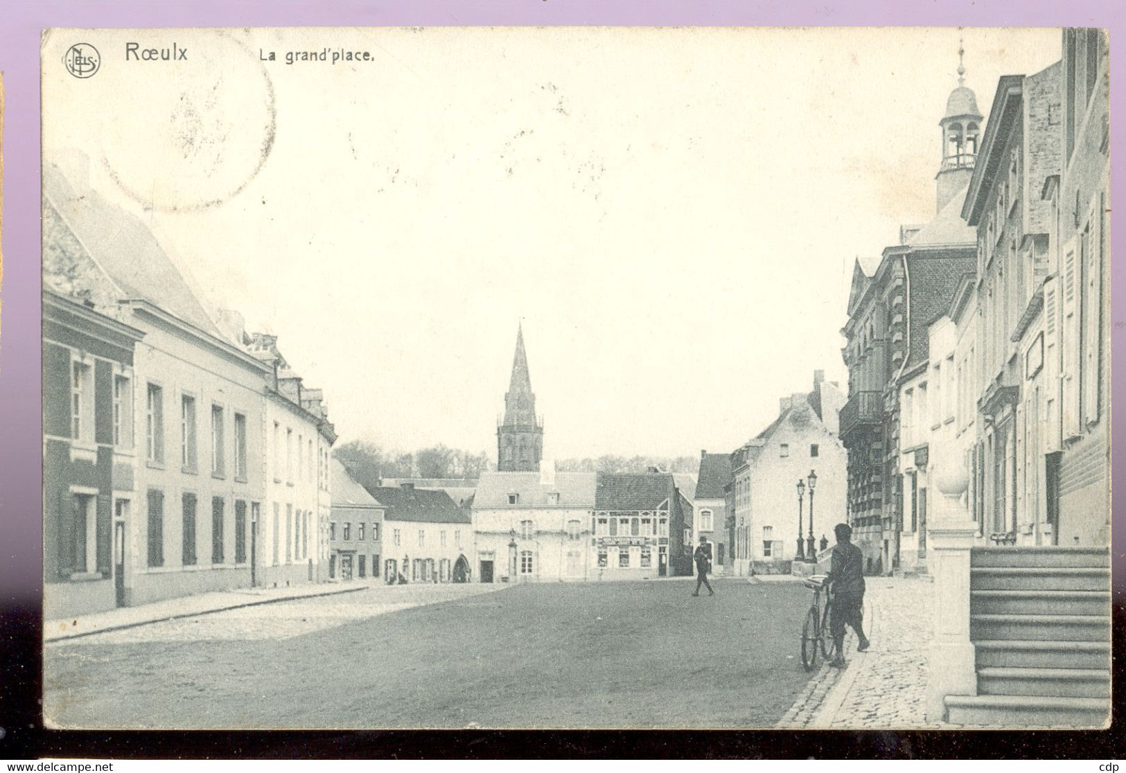 Cpa  Le Roeulx   1919  Vélo - Le Roeulx