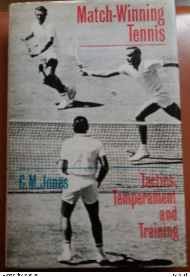 C1   TENNIS Clarence M. JONES Match Winning TENNIS Tactics Temperament Training Livre En ANGAIS - 1950-Hoy