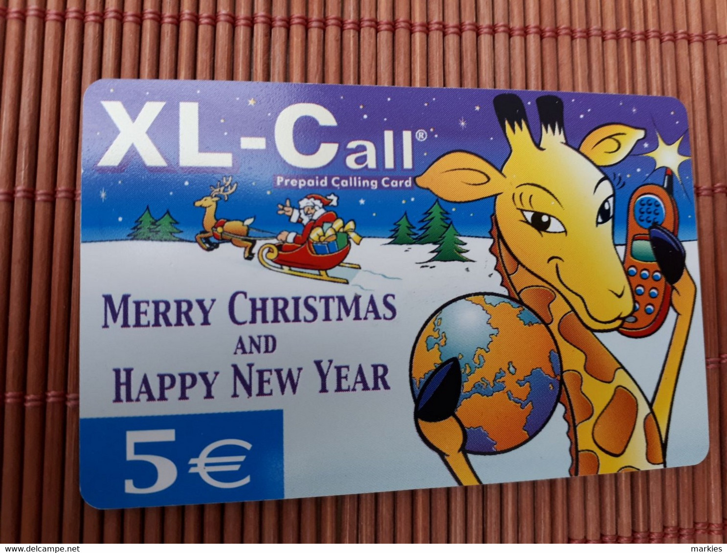 Christmas Phonecard XL-Call Used Rare - Noel