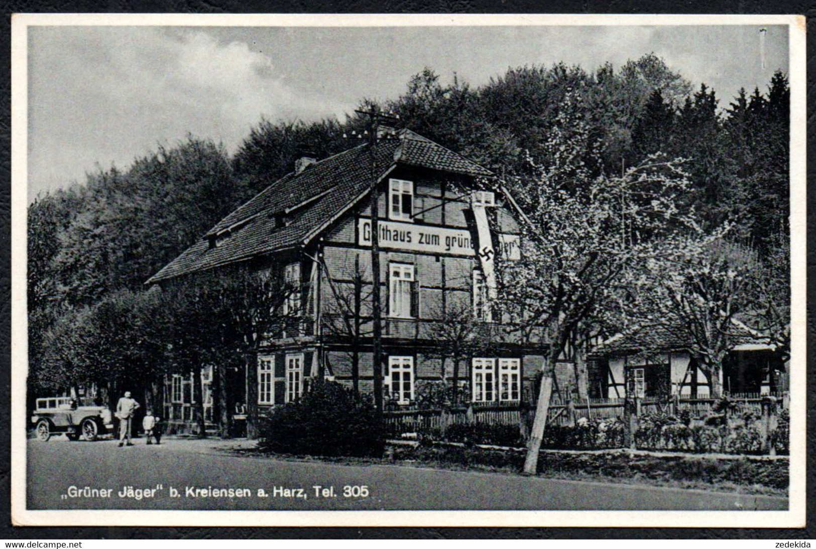 F4467 - Kreiensen Einbeck - Gasthaus Gaststätte Grüner Jäger - Verlag Bill Donsbach - Einbeck