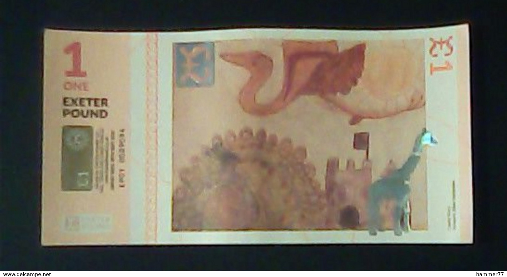 United Kingdom England 2018: Exeter 1 Pound - 1 Pound