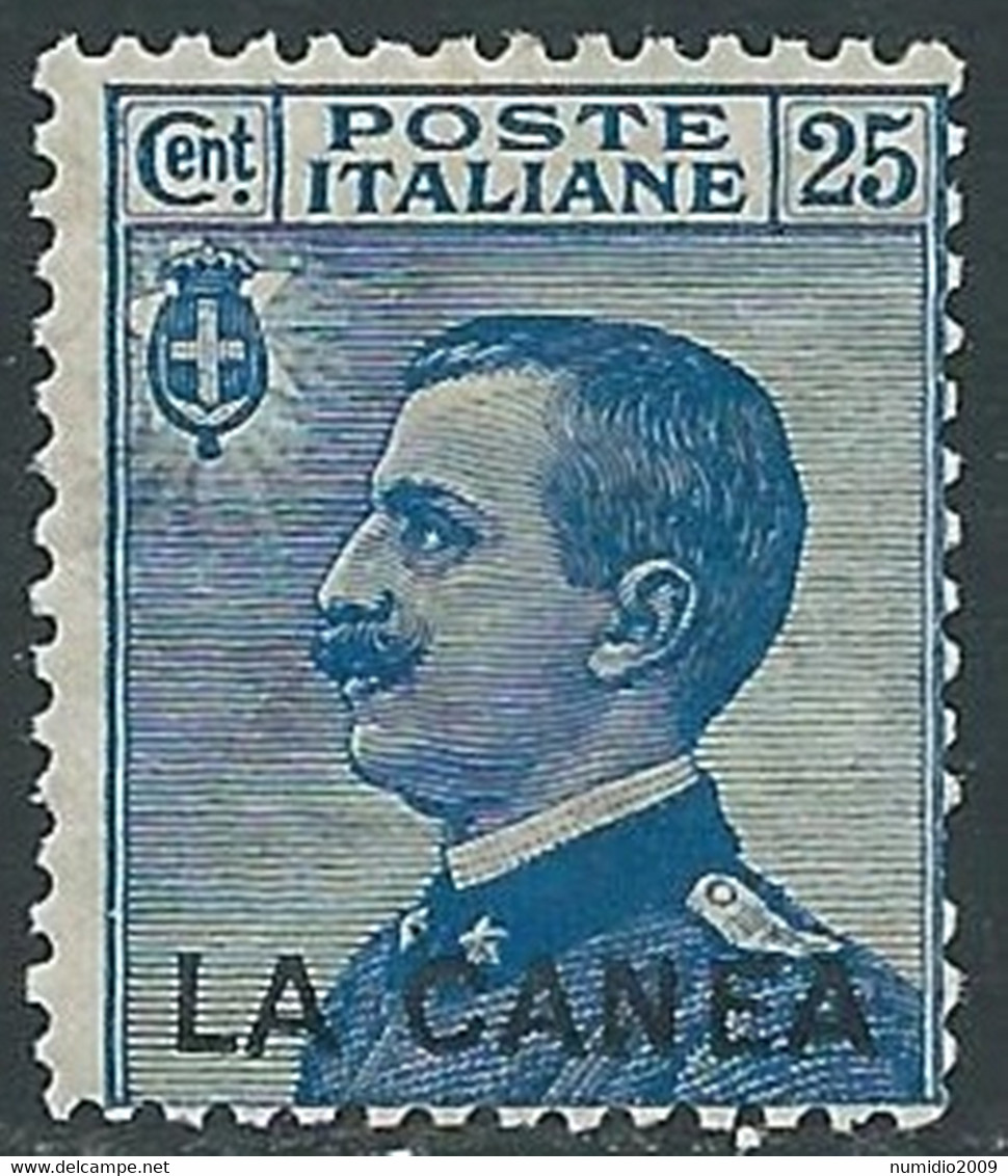 1907-12 LEVANTE LA CANEA EFFIGIE 25 CENT MNH ** - RA13-4 - La Canea