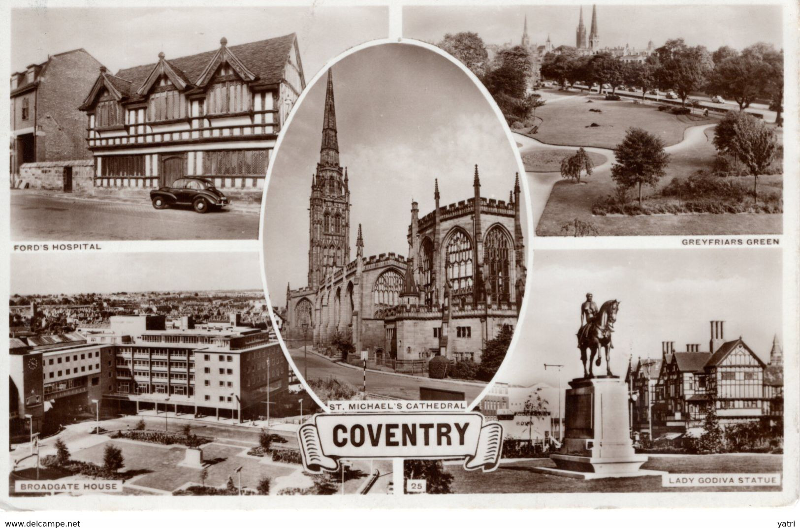 Coventry (viaggiata Per La Francia, 1957) - World Scout Jubilee - Coventry