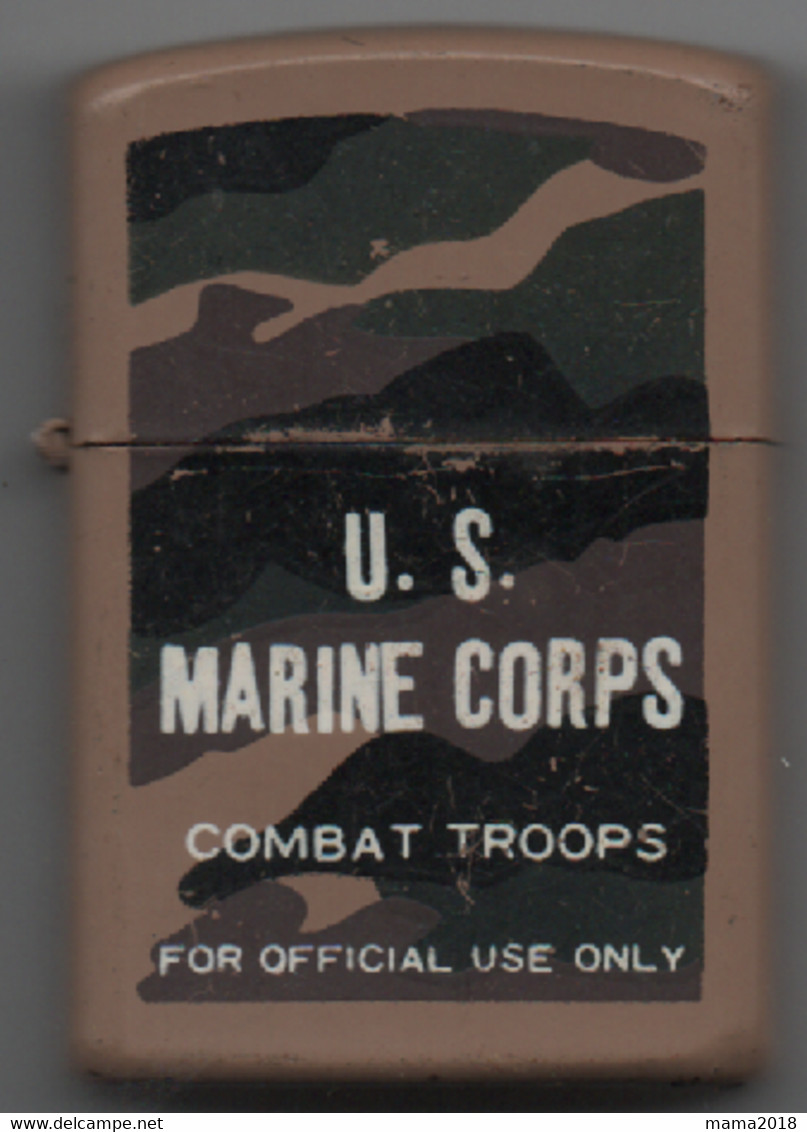 US  Marine Corps   Briquet Militaire Américain   Champ  Style Zippo - Autres & Non Classés