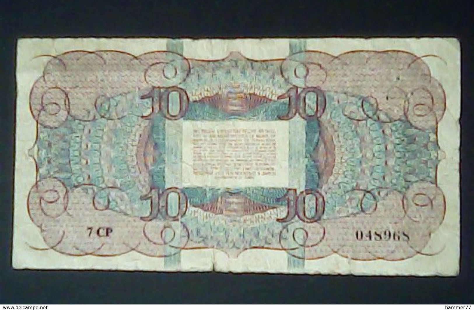 Netherlands 1945: 10 Gulden - 10 Gulden