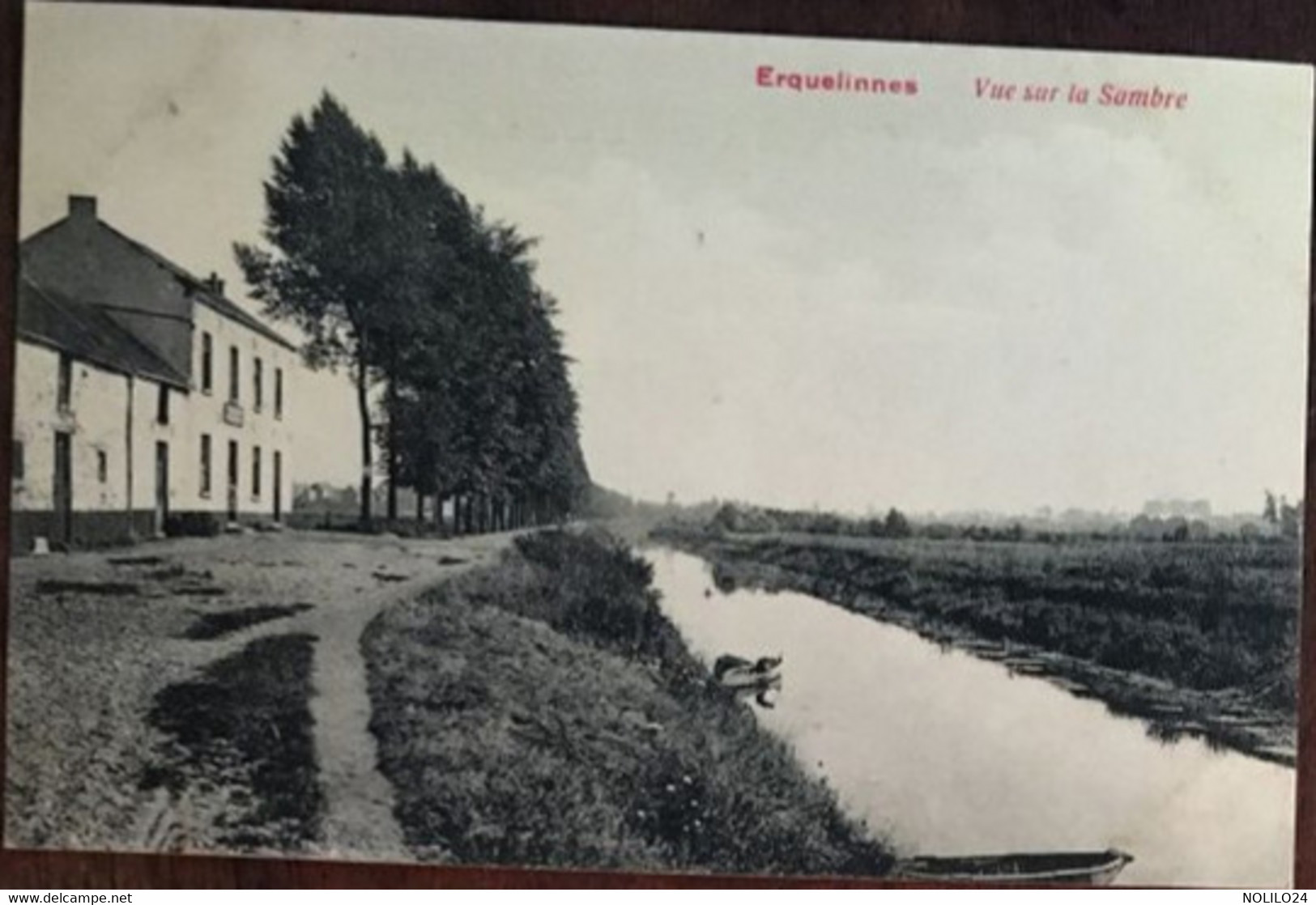 CPA ERQUELINNES, Vue Sur La Sambre, éd Dufossez, Non écrite, BELGIQUE - Erquelinnes