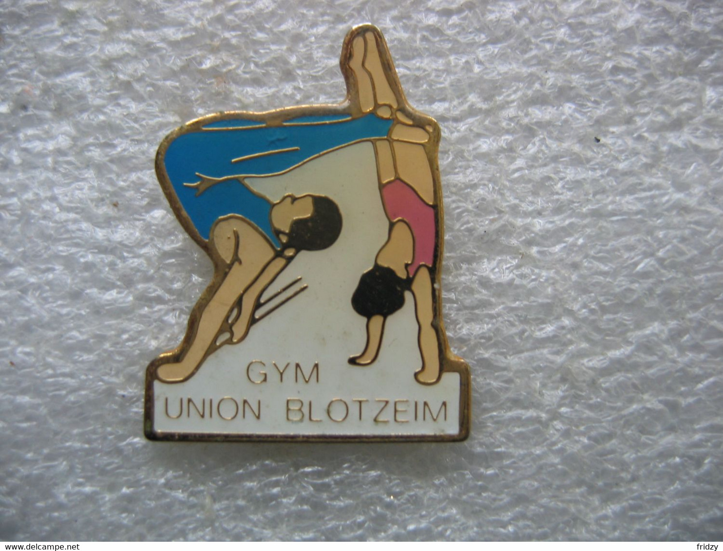 Pin's Club De Gym De Blotzheim Dépt 68, (faute D'orthographe Dans Le Nom De La Commune) - Gymnastique