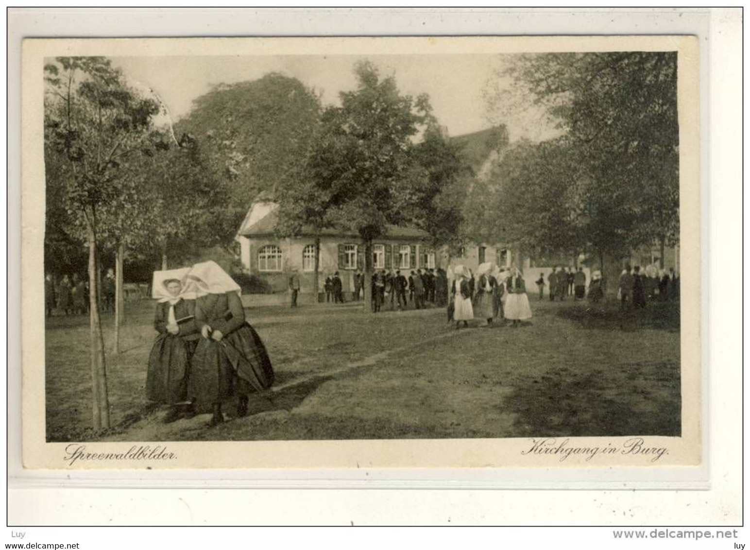 Kirchgang In BURG - Spreewald    1926 - Burg (Spreewald)