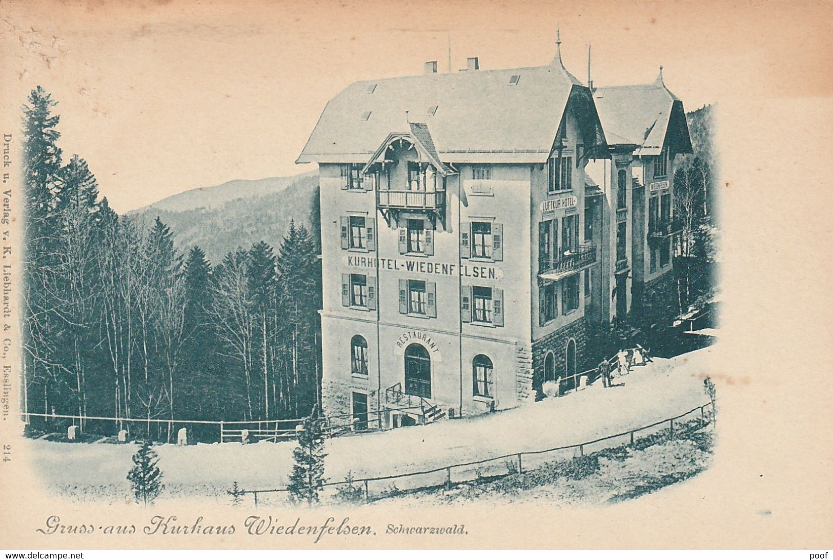 Kurhaus Wiedenfelsen , Schwarswald - Buehlertal