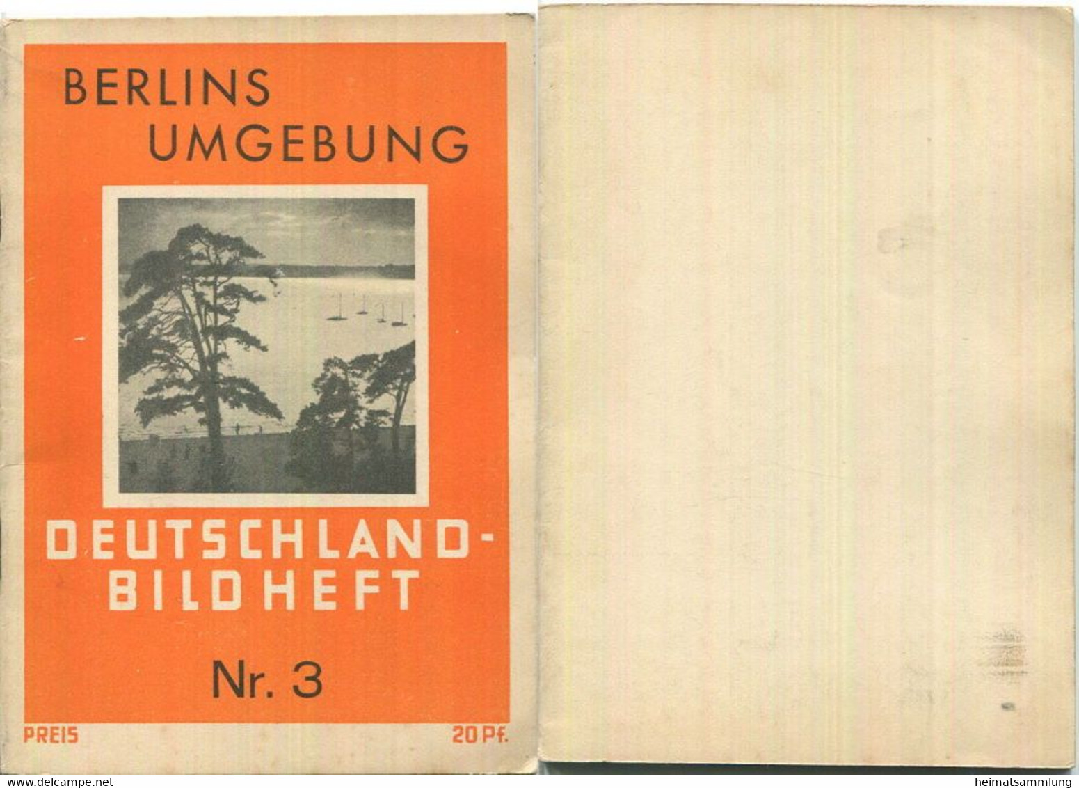 Nr. 3 Deutschland-Bildheft Berlins Umgebung - Berlijn & Potsdam