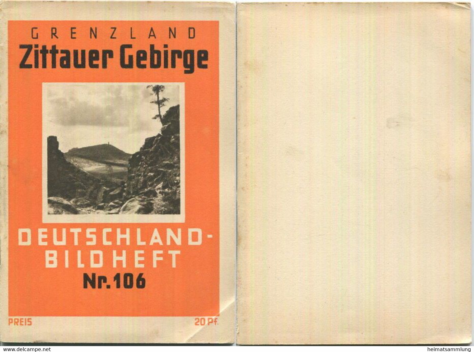 Nr. 106 Deutschland-Bildheft - Zittauer Gebirge - Otros & Sin Clasificación