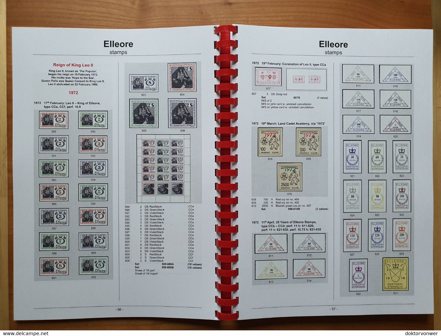 Kingdom Of Elleore (Denmark) - Illustrated Collector’s Handbook - Cinderella Stamps, 270 Pages, English - Cenicientas