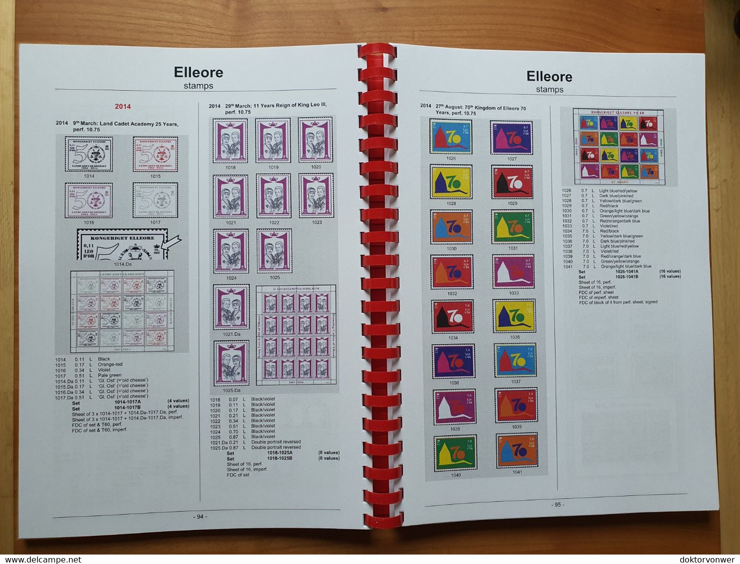 Kingdom Of Elleore (Denmark) - Illustrated Collector’s Handbook - Cinderella Stamps, 270 Pages, English - Erinnofili