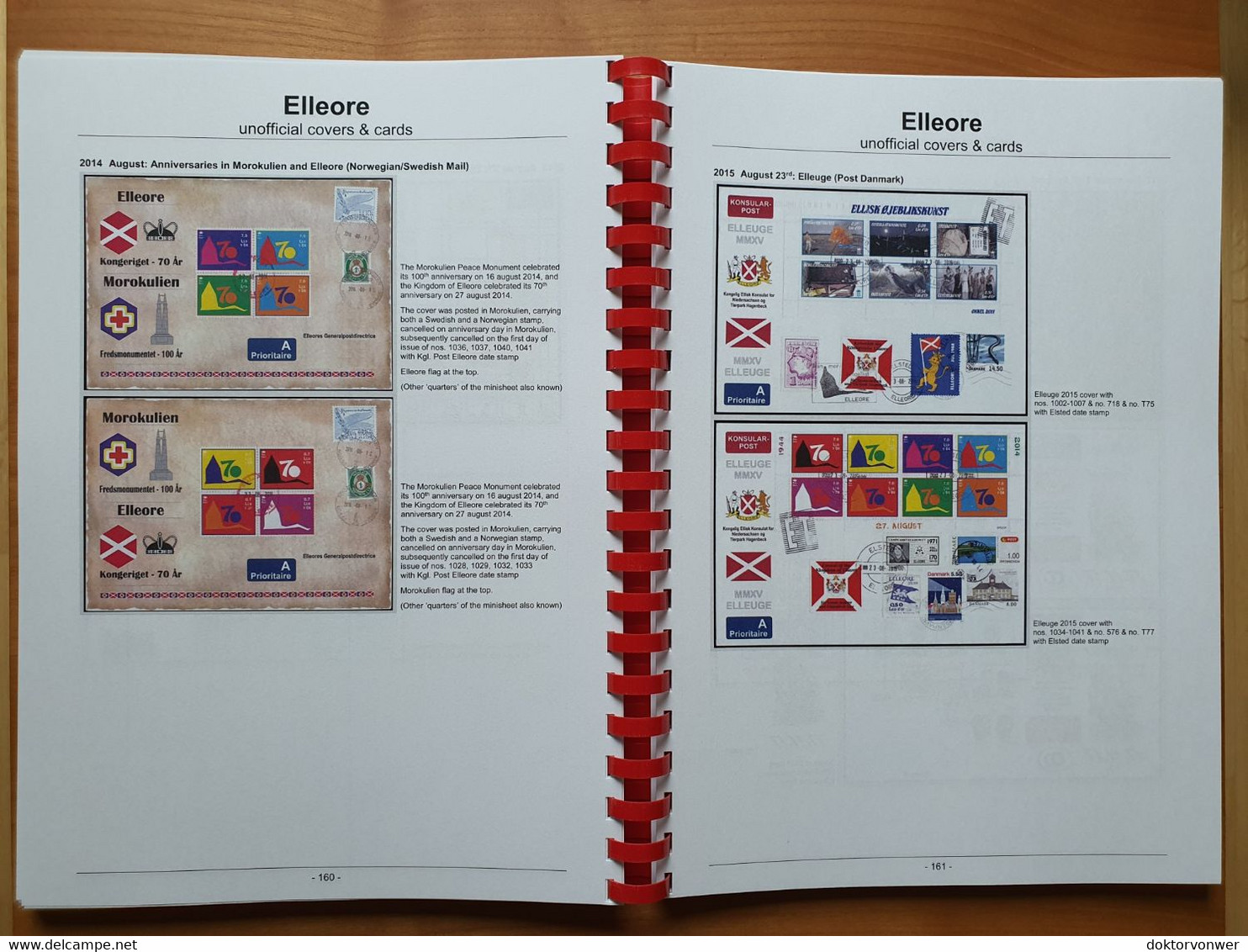 Kingdom of Elleore (Denmark) - Illustrated Collector’s Handbook - cinderella stamps, 270 pages, English