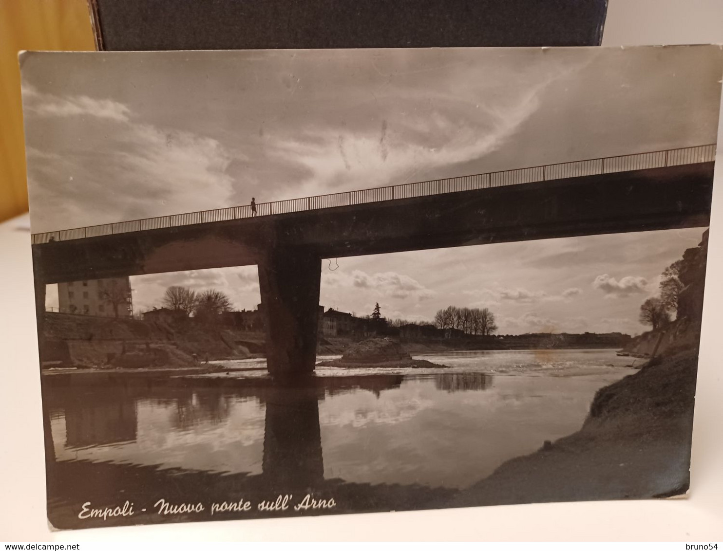 Cartolina Empoli Nuovo Ponte Sull'Arno 1955 - Empoli