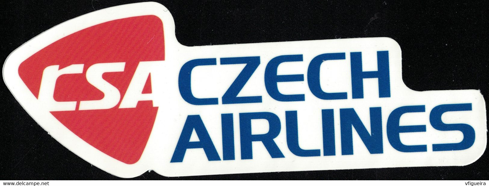 Autocollant Czech Airlines Compagnie Aérienne - Aufkleber