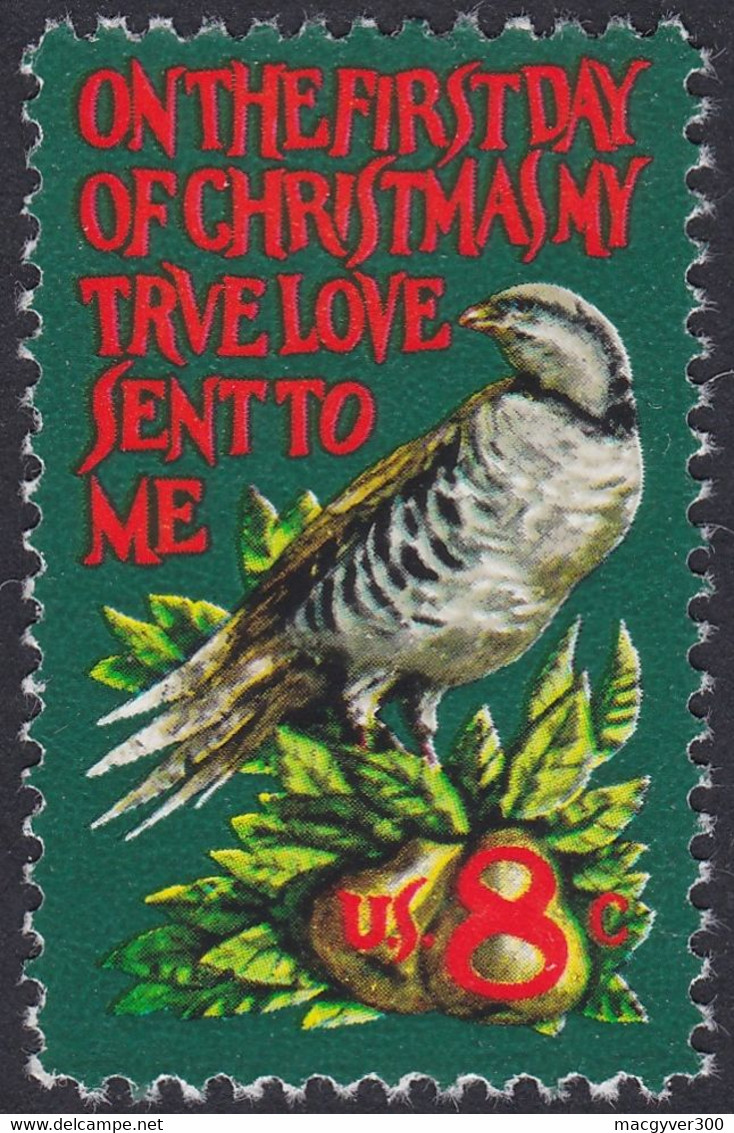 USA, 1971, Perdrix (Yvert 943) - Grey Partridge