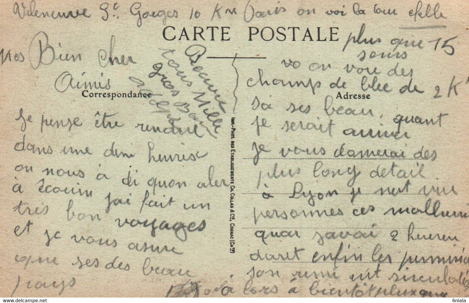 7152 Carte Postale LYON Pont De La Guillotière, Hôtel Dieu Et Coteau De Fourvière  (scan Recto-verso) 69 Rhône - Lyon 7