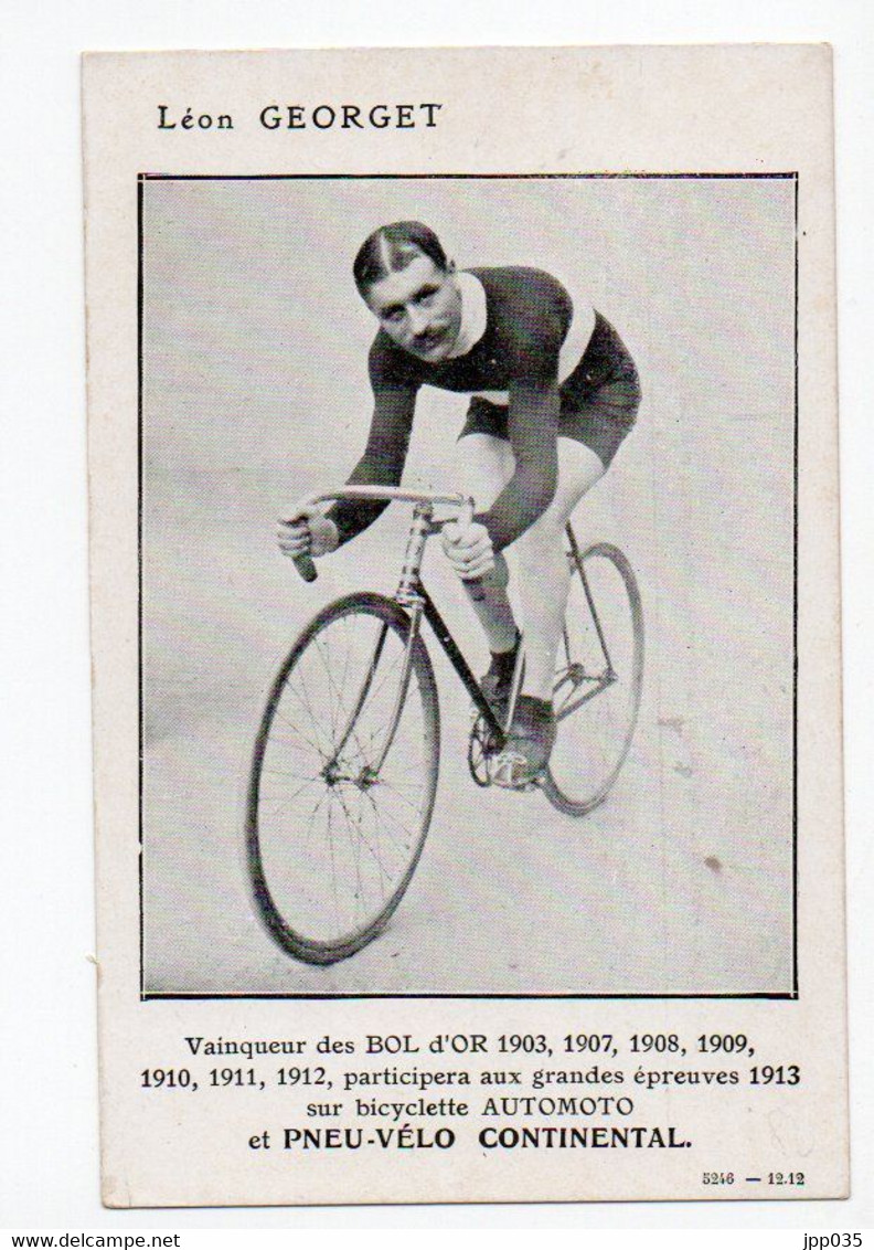 CYCLISME   TOUR DE FRANCE  LEON GEORGET - Ciclismo