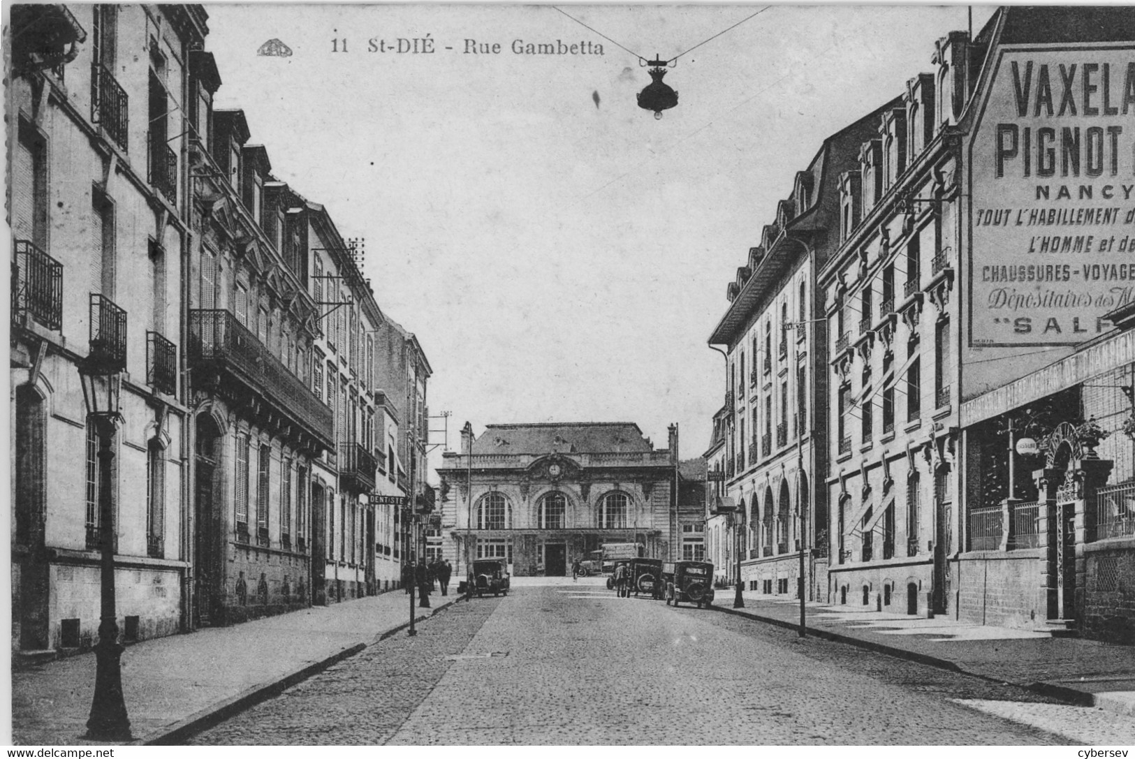 SAINT-DIE - Rue Gambetta - Voitures Années 30 - Saint Die