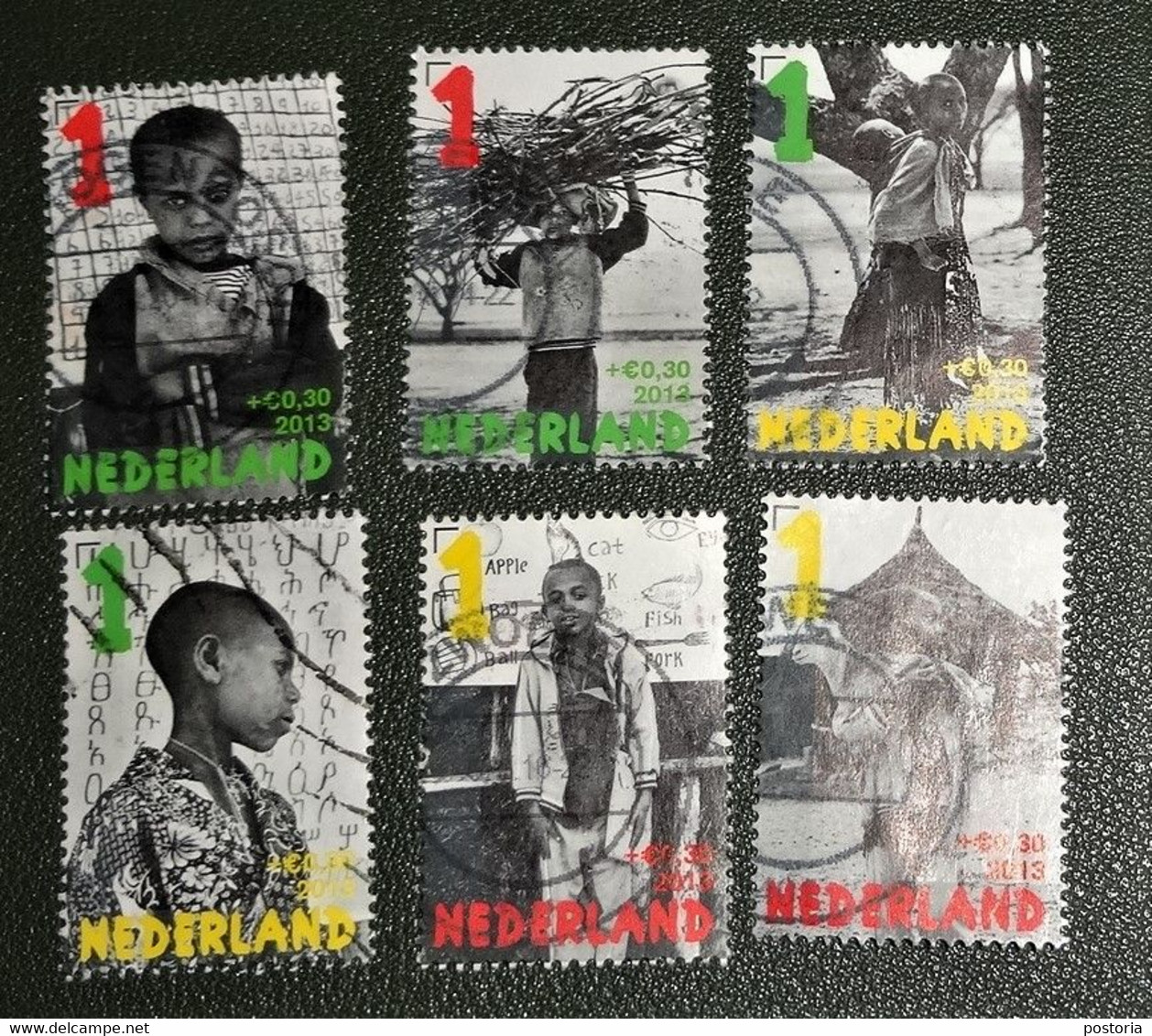 Nederland - NVPH - 3107a Tm 3107f - 2013 - Gebruikt - Kinderzegels - Laat Kinderen Leren - Complete Serie - Used Stamps