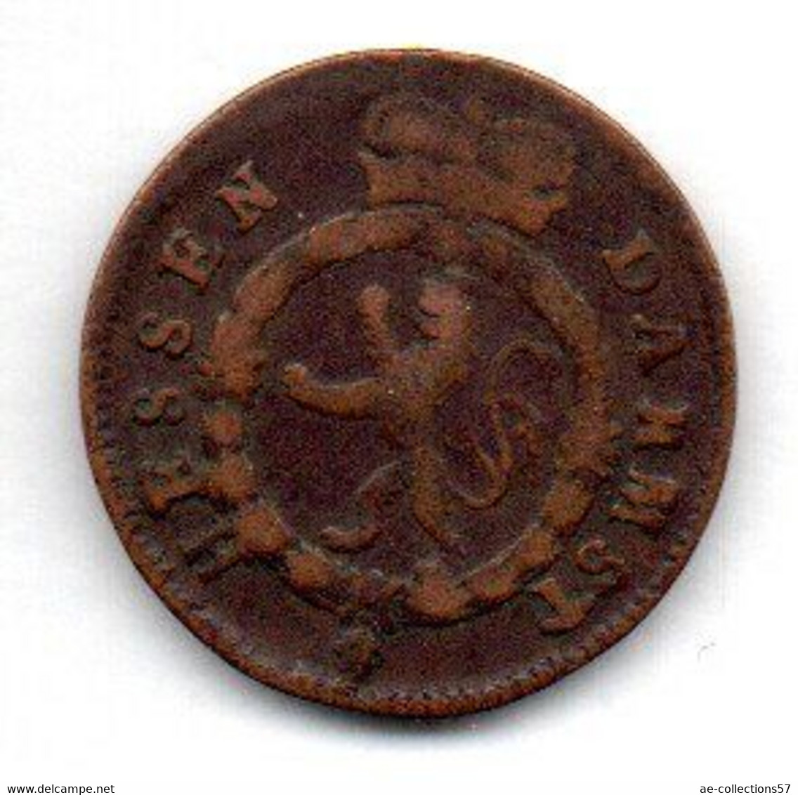 Hessen Darmstadt  -  1 Pfennig 1789  -  état  B+ - Groschen & Andere Kleinmünzen