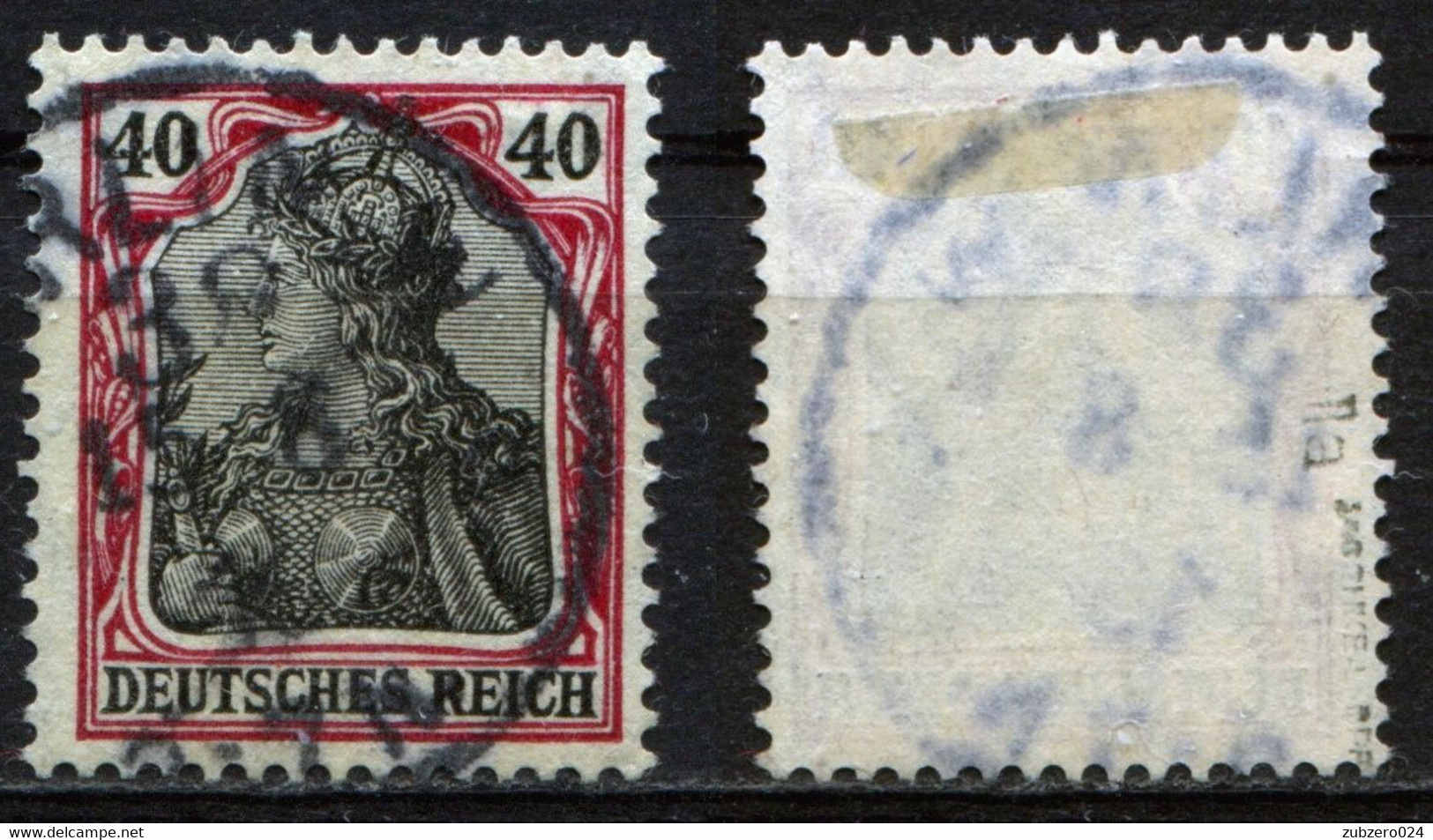 D. Reich Michel-Nr. 90IIa Vollstempel - Geprüft - Usati